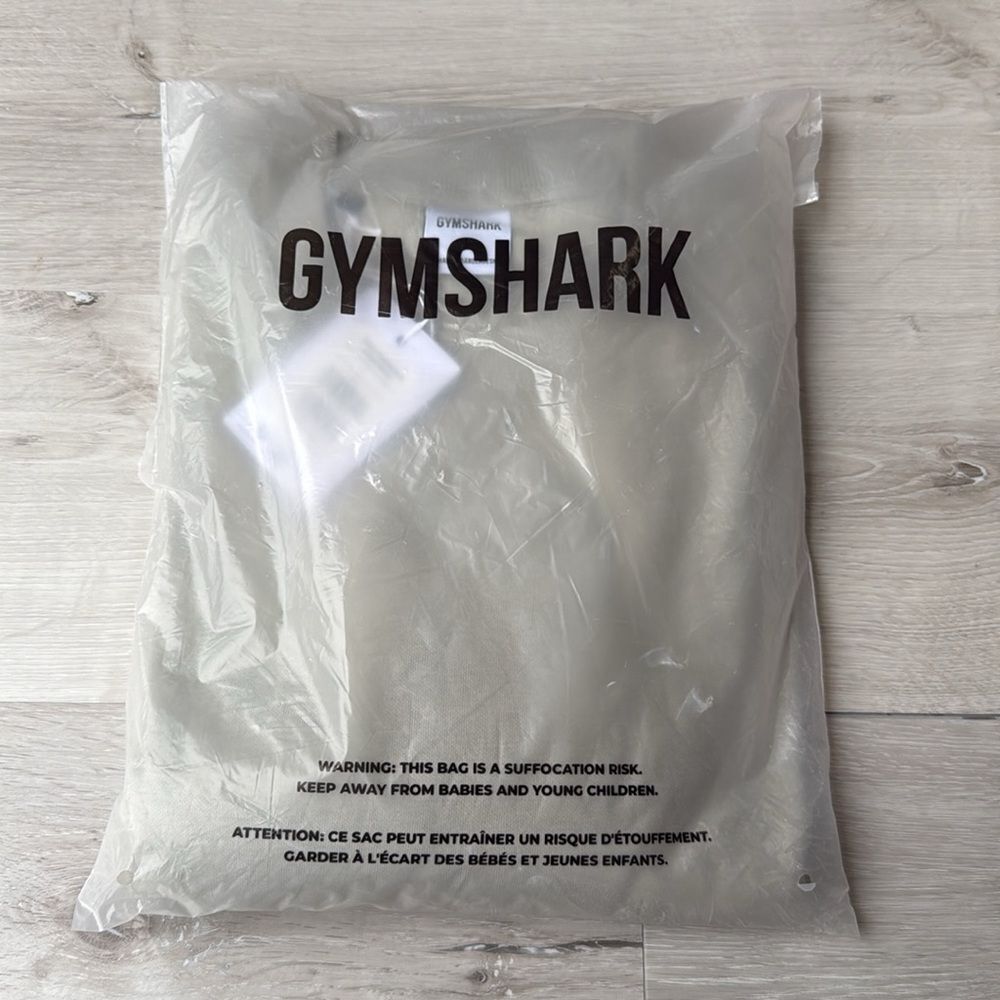 Gymshark BUILT OVERSIZED SWEATSHIRT Grey Large NWT in packaging - Picture 5 of 6